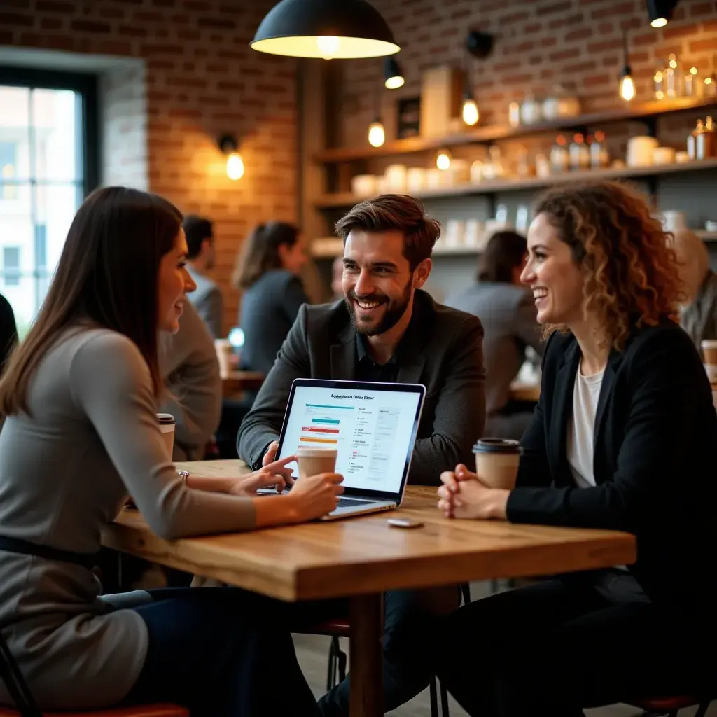 Modern office workspace