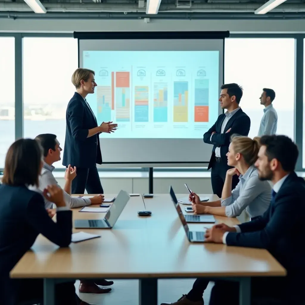 Professional team collaboration